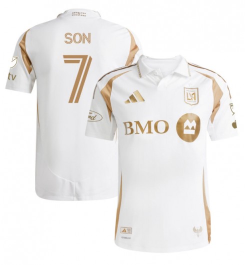 Los Angeles FC Son Heung-min #7 Bortedrakt 2025-26 Korte ermer Los Angeles FC Son Heung-min #7 Bortedrakt 2025-26 Korte ermer